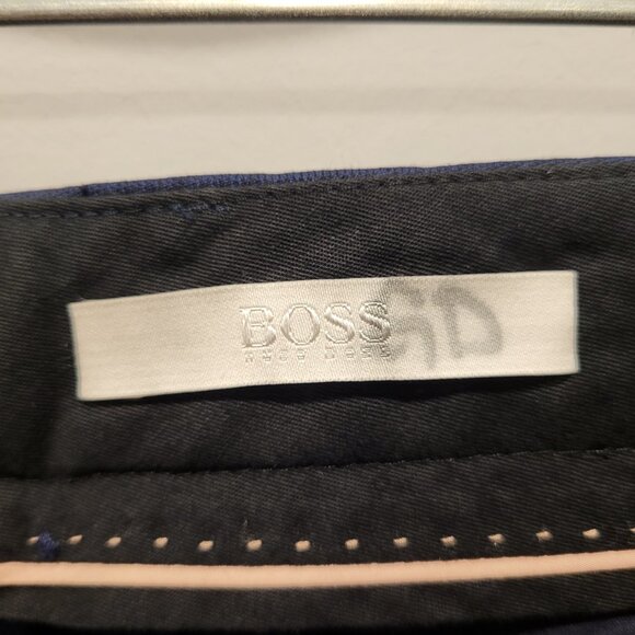 Hugo Boss Navy blue Women's Wool Dress Pants Size 30x32 - Picture 7 of 8